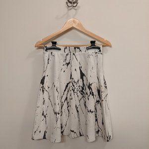 Everleigh Paint Splatter/Marbled A-Line Skirt